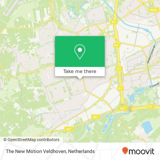 The New Motion Veldhoven kaart