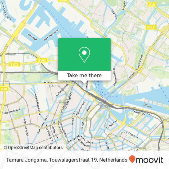 Tamara Jongsma, Touwslagerstraat 19 kaart