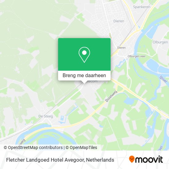 Fletcher Landgoed Hotel Avegoor kaart