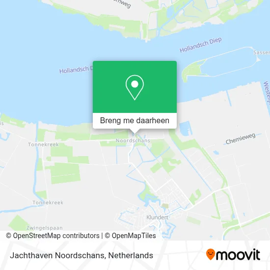 Jachthaven Noordschans kaart