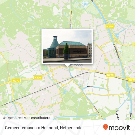 Gemeentemuseum Helmond kaart