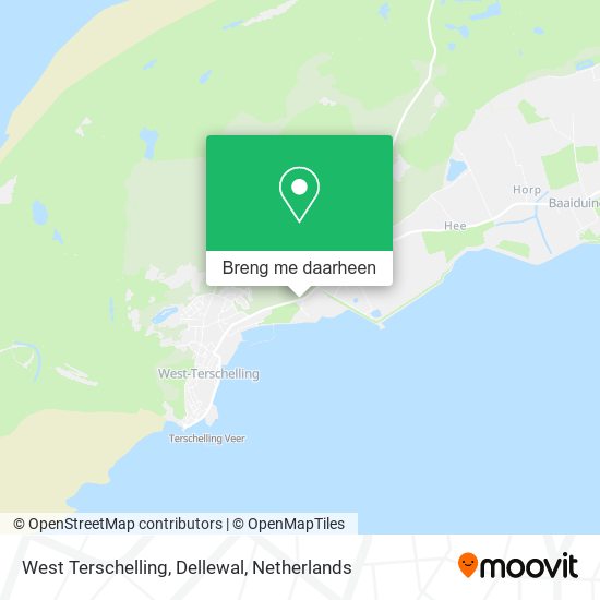 West Terschelling, Dellewal kaart