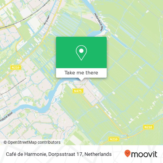 Café de Harmonie, Dorpsstraat 17 kaart