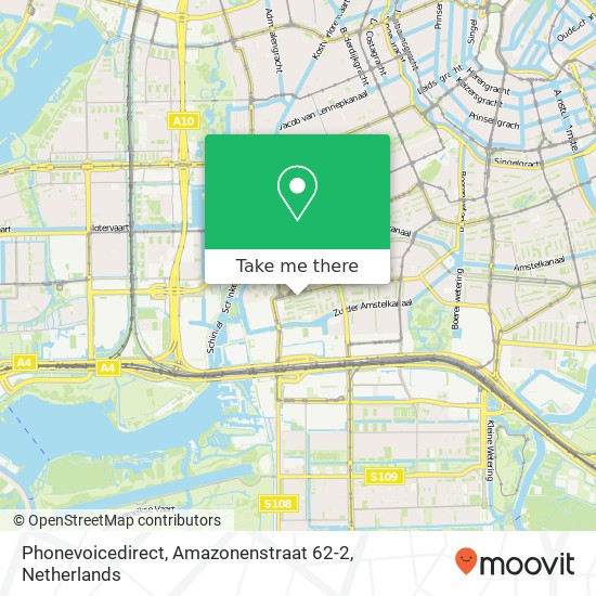 Phonevoicedirect, Amazonenstraat 62-2 kaart