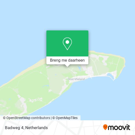 Badweg 4 kaart