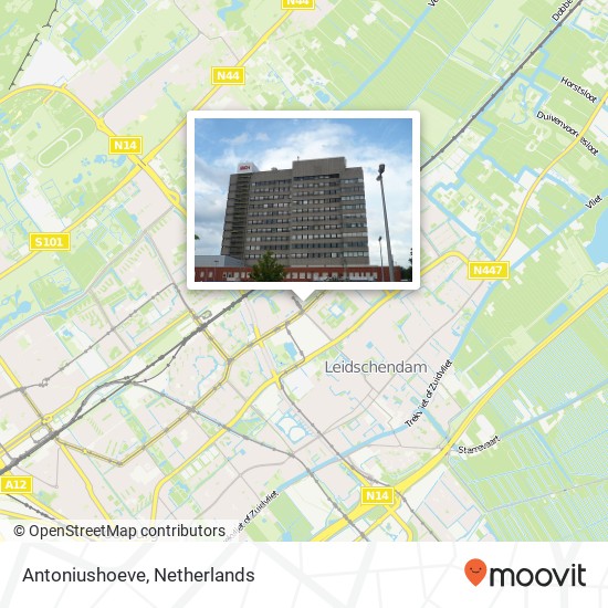 Antoniushoeve kaart