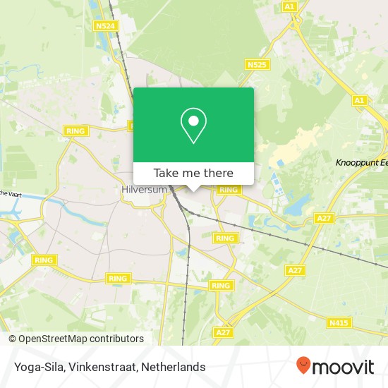 Yoga-Sila, Vinkenstraat kaart