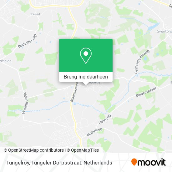 Tungelroy, Tungeler Dorpsstraat kaart
