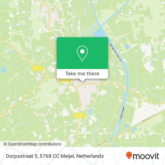 Dorpsstraat 5, 5768 CC Meijel kaart