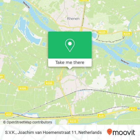 S.V.K., Joachim van Hoemenstraat 11 kaart