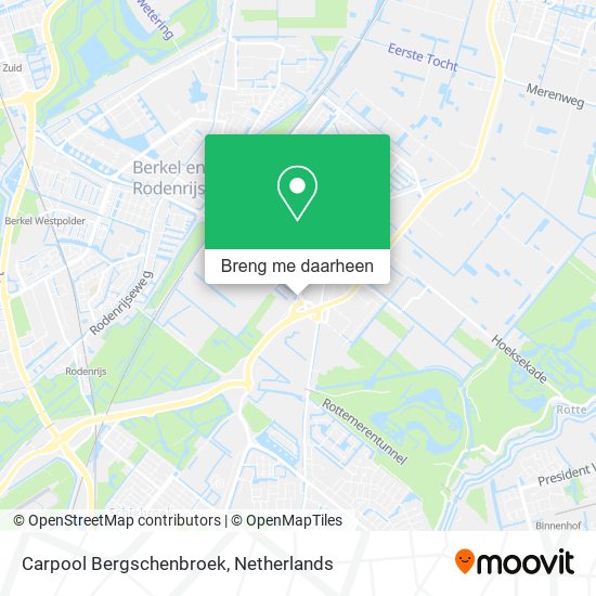 Carpool Bergschenbroek kaart