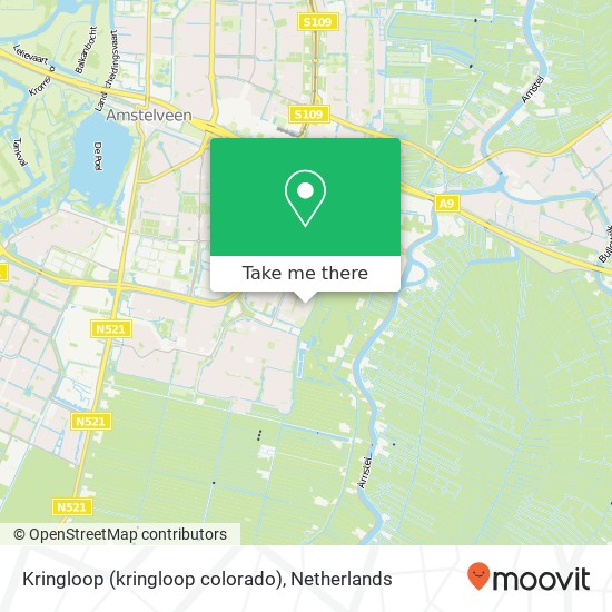 Kringloop (kringloop colorado), 1186 HX Amstelveen kaart