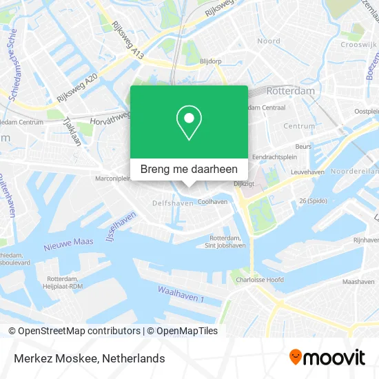 Merkez Moskee kaart