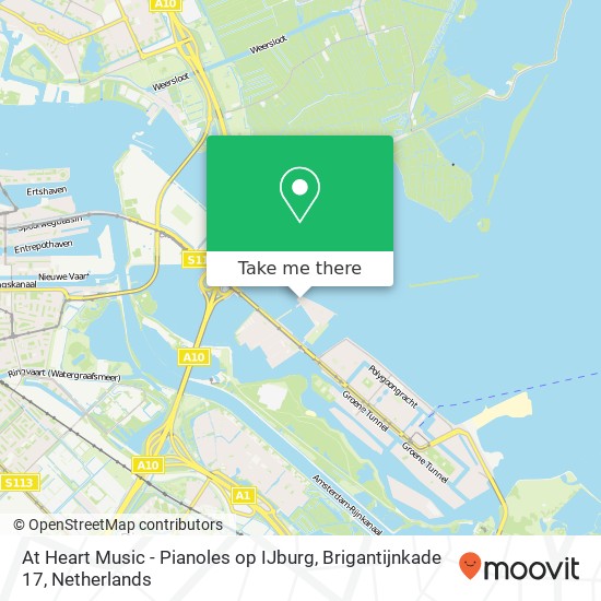 At Heart Music - Pianoles op IJburg, Brigantijnkade 17 kaart
