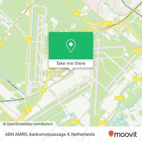 ABN AMRO, Aankomstpassage 4 kaart