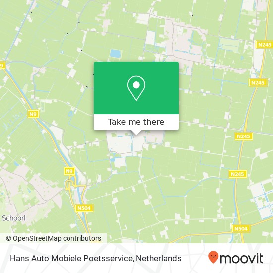 Hans Auto Mobiele Poetsservice, Fabrieksstraat 73 kaart