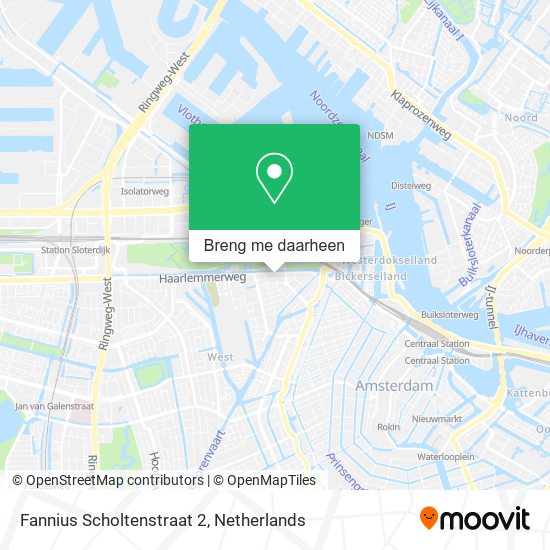 Fannius Scholtenstraat 2 kaart