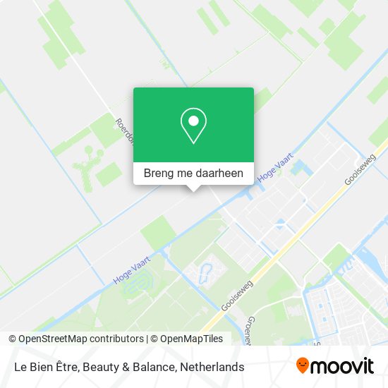 Le Bien Être, Beauty & Balance kaart