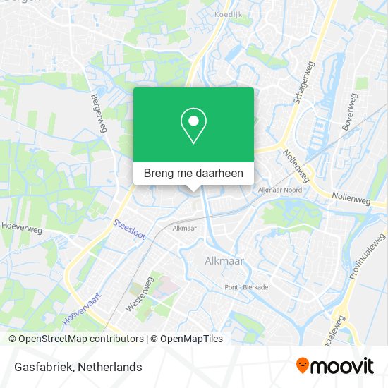 Gasfabriek kaart