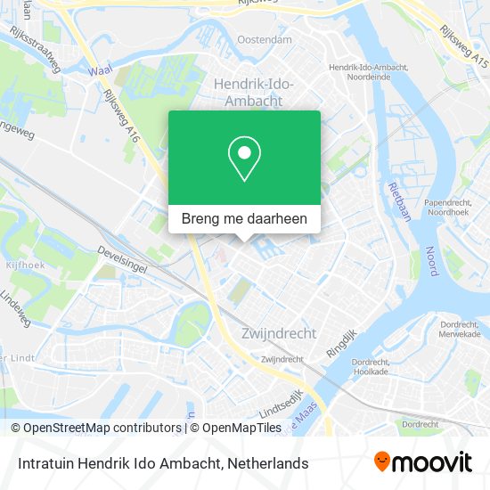 Intratuin Hendrik Ido Ambacht kaart