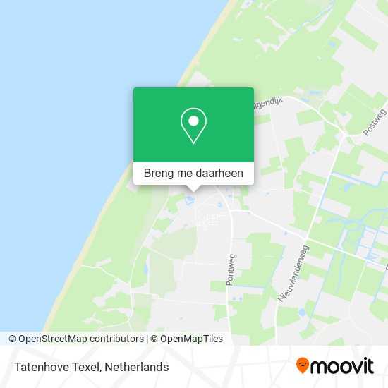 Tatenhove Texel kaart