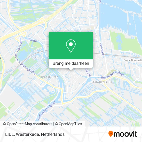 LIDL, Westerkade kaart