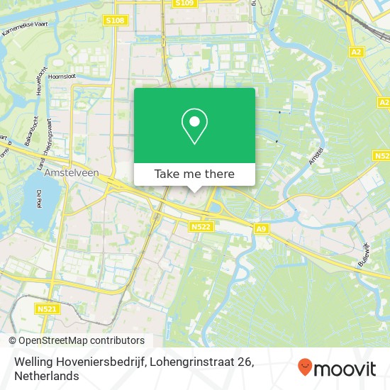 Welling Hoveniersbedrijf, Lohengrinstraat 26 kaart