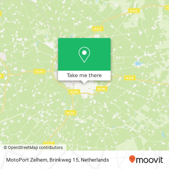 MotoPort Zelhem, Brinkweg 15 kaart