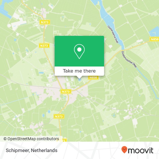Schipmeer kaart