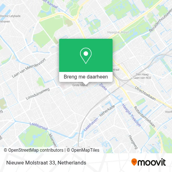 Nieuwe Molstraat 33 kaart