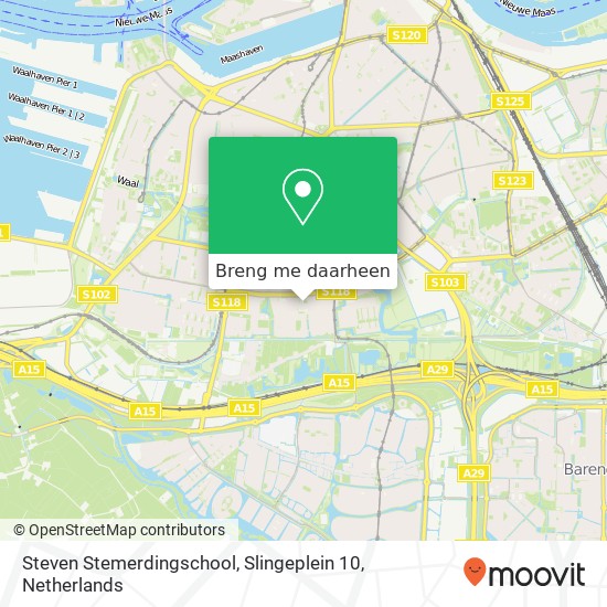 Steven Stemerdingschool, Slingeplein 10 kaart