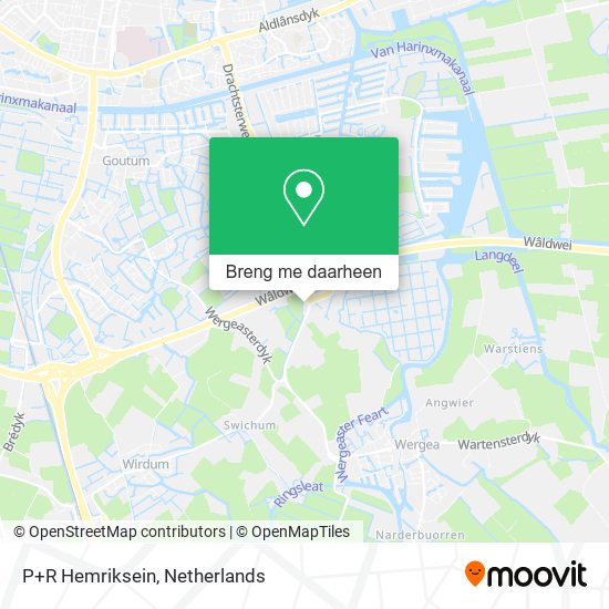 P+R Hemriksein kaart