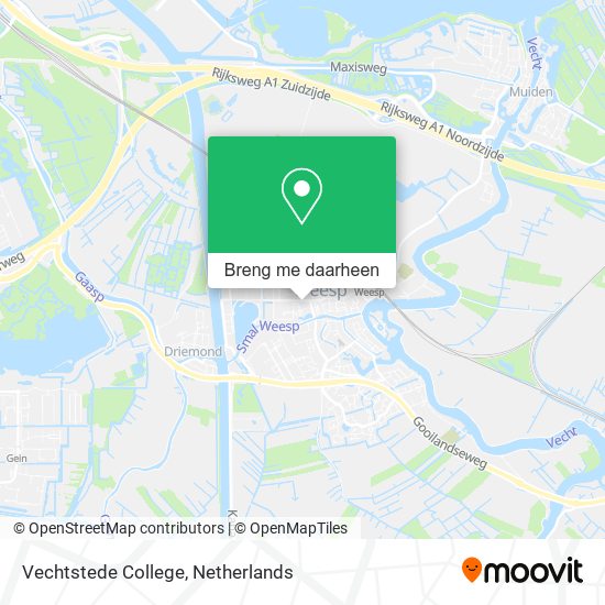 Vechtstede College kaart