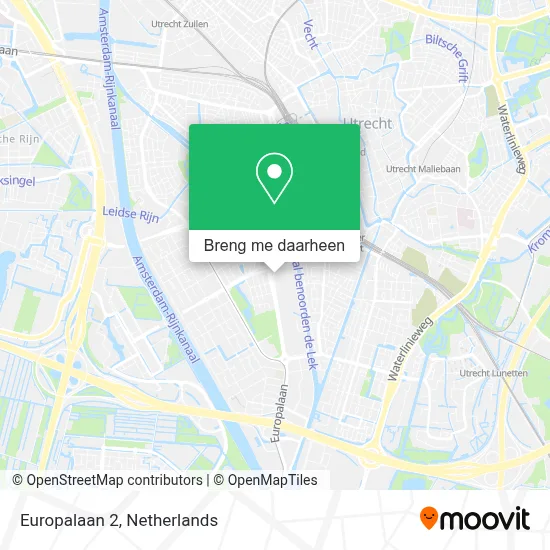 Europalaan 2 kaart