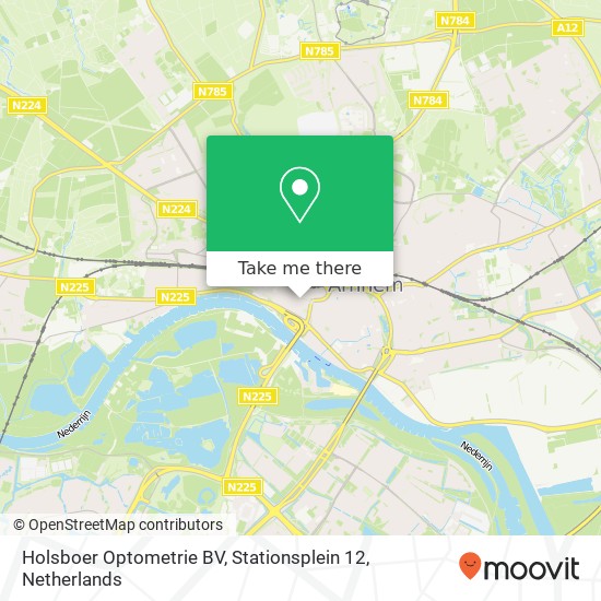 Holsboer Optometrie BV, Stationsplein 12 kaart