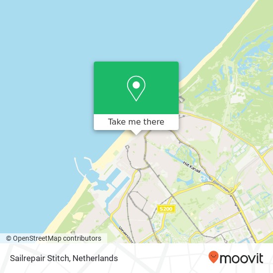 Sailrepair Stitch, Strandweg 1A kaart