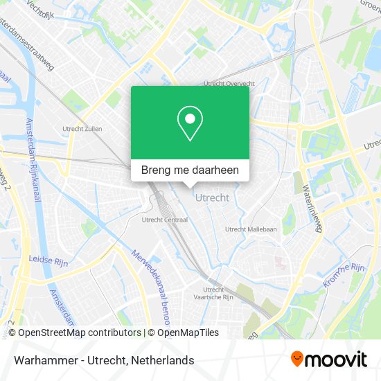 Warhammer - Utrecht kaart