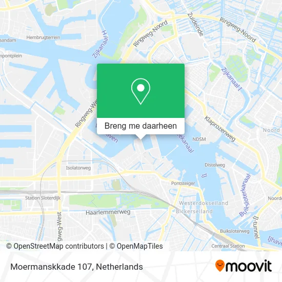 Moermanskkade 107 kaart