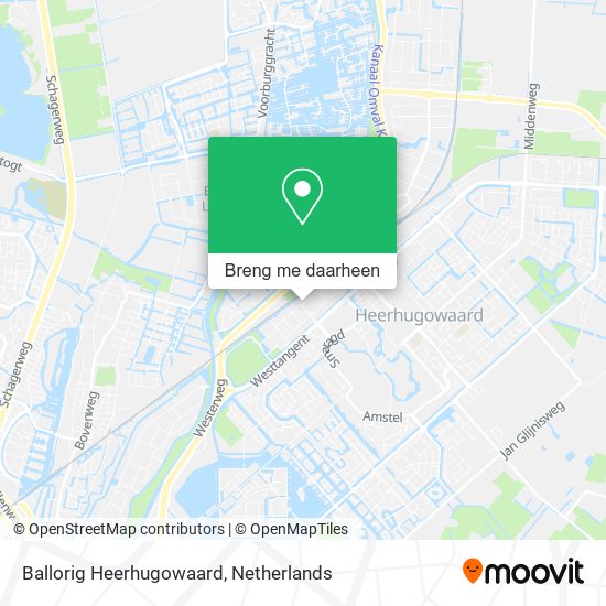Ballorig Heerhugowaard kaart