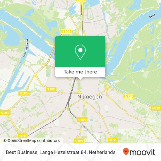 Best Business, Lange Hezelstraat 84 kaart