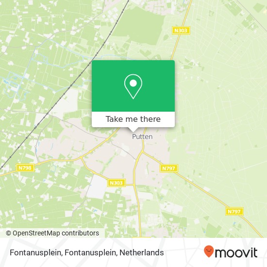 Fontanusplein, Fontanusplein kaart