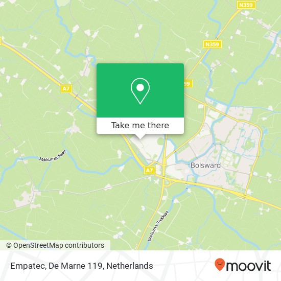 Empatec, De Marne 119 kaart