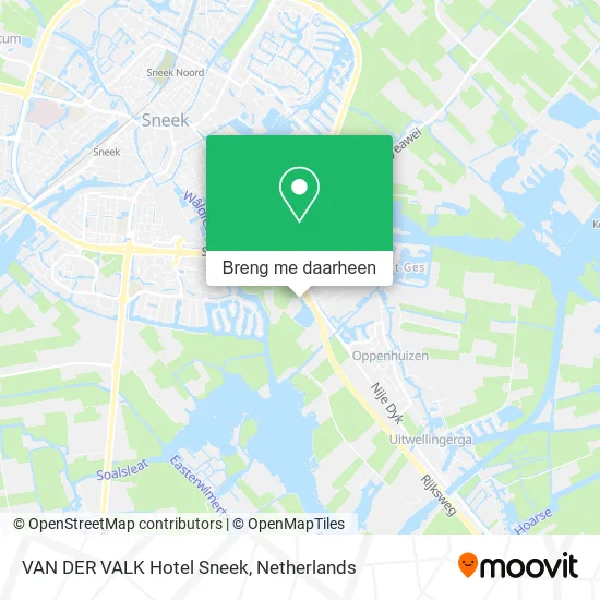 VAN DER VALK Hotel Sneek kaart