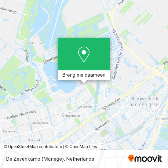 De Zevenkamp (Manege) kaart