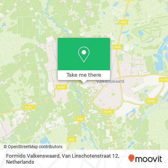 Formido Valkenswaard, Van Linschotenstraat 12 kaart