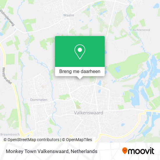 Monkey Town Valkenswaard kaart