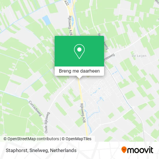 Staphorst, Snelweg kaart