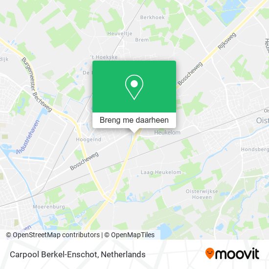 Carpool Berkel-Enschot kaart