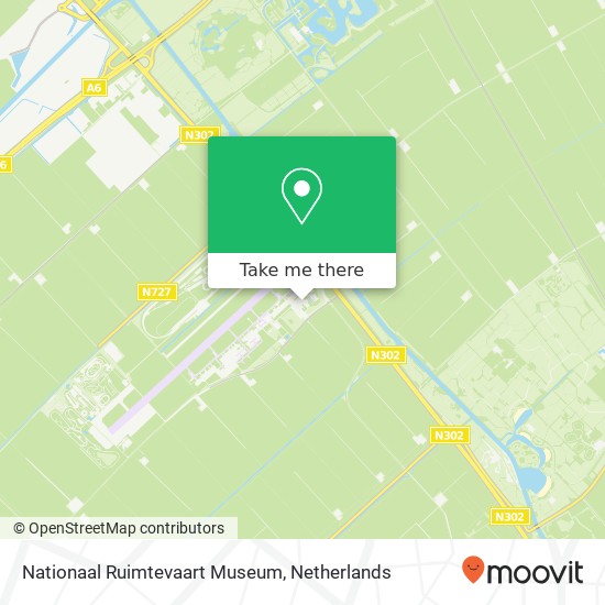 Nationaal Ruimtevaart Museum kaart