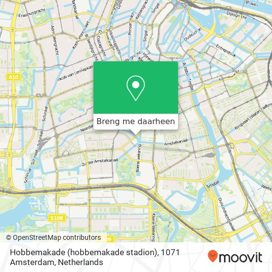 Hobbemakade (hobbemakade stadion), 1071 Amsterdam kaart